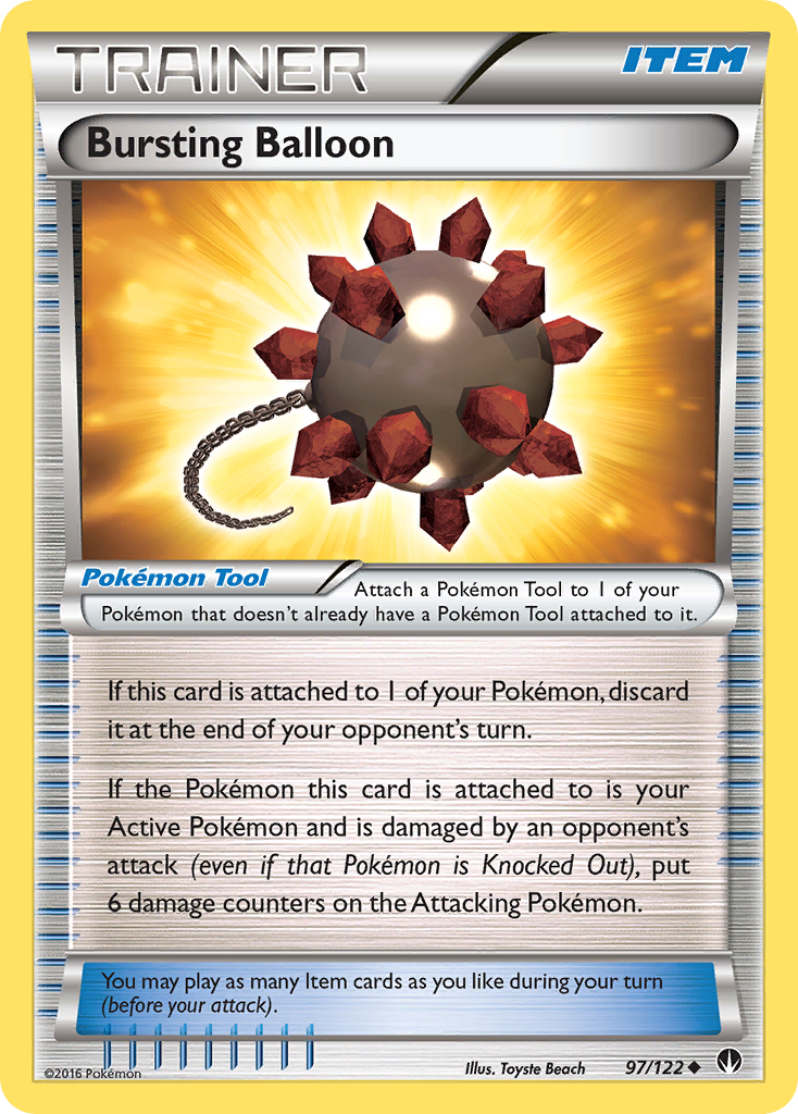 Bursting Balloon (97/122) [XY: BREAKpoint] | Exor Games Bridgewater