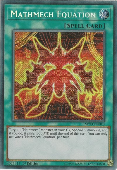 Mathmech Equation [MYFI-EN010] Secret Rare | Exor Games Bridgewater