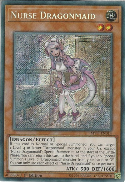 Nurse Dragonmaid [MYFI-EN014] Secret Rare | Exor Games Bridgewater