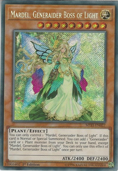 Mardel, Generaider Boss of Light [MYFI-EN027] Secret Rare | Exor Games Bridgewater