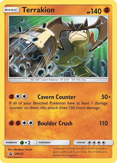 Terrakion - SM223 [SM Promos] | Exor Games Bridgewater