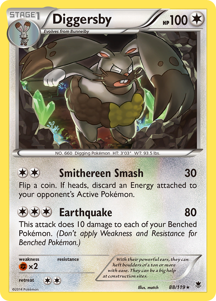 Diggersby (88/119) [XY: Phantom Forces] | Exor Games Bridgewater