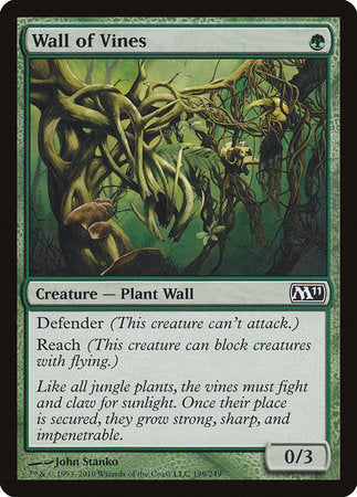 Wall of Vines [Magic 2011] | Exor Games Bridgewater