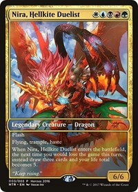 Nira, Hellkite Duelist [Unique and Miscellaneous Promos] | Exor Games Bridgewater