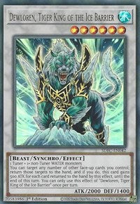 Dewloren, Tiger King of the Ice Barrier [SDFC-EN042] Ultra Rare | Exor Games Bridgewater