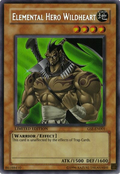Elemental Hero Wildheart [GSE-EN001] Secret Rare | Exor Games Bridgewater