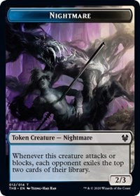 Nightmare Token [Theros Beyond Death] | Exor Games Bridgewater