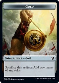 Gold Token [Theros Beyond Death] | Exor Games Bridgewater