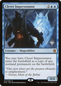 Clever Impersonator [Promo Pack: Theros Beyond Death] | Exor Games Bridgewater