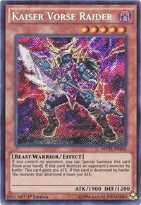 Kaiser Vorse Raider [MVP1-ENS02] Secret Rare | Exor Games Bridgewater