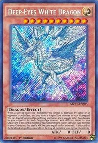 Deep-Eyes White Dragon [MVP1-ENS05] Secret Rare | Exor Games Bridgewater