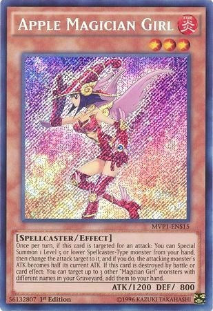 Apple Magician Girl [MVP1-ENS15] Secret Rare | Exor Games Bridgewater