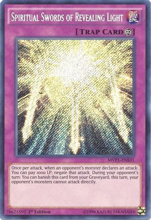 Spiritual Swords of Revealing Light [MVP1-ENS31] Secret Rare | Exor Games Bridgewater