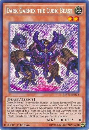 Dark Garnex the Cubic Beast [MVP1-ENS33] Secret Rare | Exor Games Bridgewater