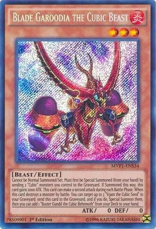 Blade Garoodia the Cubic Beast [MVP1-ENS34] Secret Rare | Exor Games Bridgewater