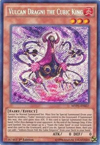 Vulcan Dragni the Cubic King [MVP1-ENS37] Secret Rare | Exor Games Bridgewater