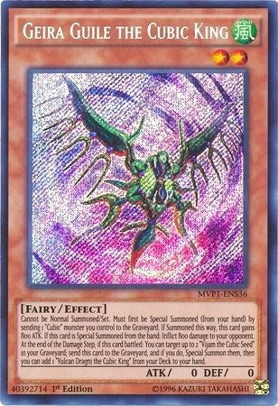 Geira Guile the Cubic King [MVP1-ENS36] Secret Rare | Exor Games Bridgewater