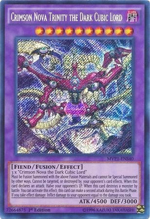 Crimson Nova Trinity the Dark Cubic Lord [MVP1-ENS40] Secret Rare | Exor Games Bridgewater