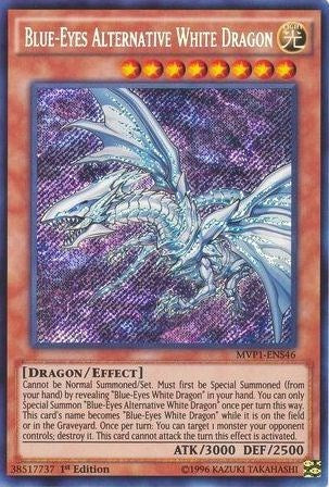 Blue-Eyes Alternative White Dragon [MVP1-ENS46] Secret Rare | Exor Games Bridgewater