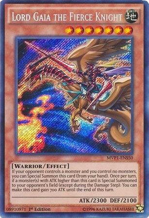 Lord Gaia the Fierce Knight [MVP1-ENS50] Secret Rare | Exor Games Bridgewater