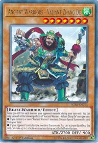 Ancient Warriors - Valiant Zhang De [IGAS-EN013] Rare | Exor Games Bridgewater