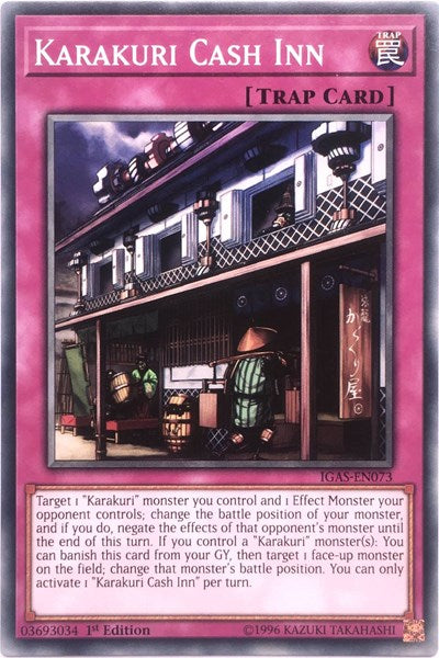 Karakuri Cash Inn [IGAS-EN073] Common | Exor Games Bridgewater