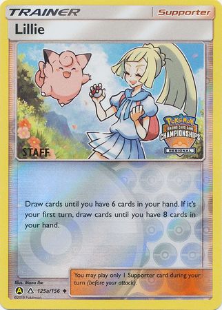 Lillie (125a/156) (Regional Promo Staff) [Sun & Moon: Ultra Prism] | Exor Games Bridgewater