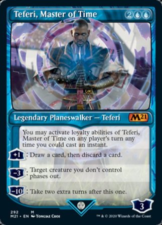 Teferi, Master of Time (Showcase) (292) [Core Set 2021] | Exor Games Bridgewater