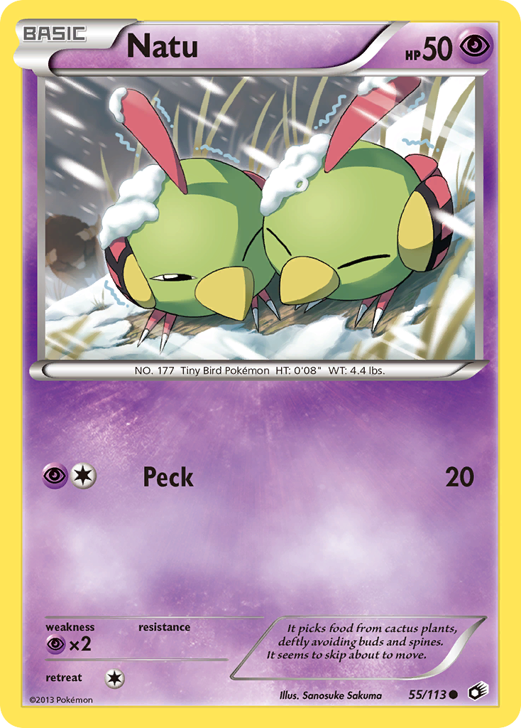 Natu (55/113) [Black & White: Legendary Treasures] | Exor Games Bridgewater