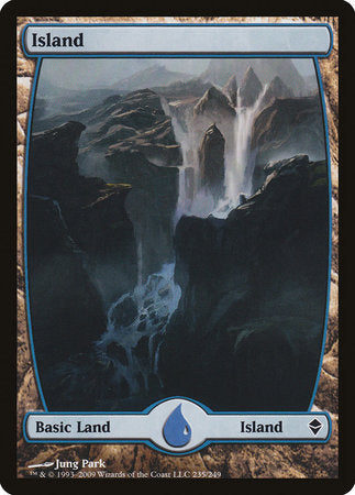 Island (235) - Full Art [Zendikar] | Exor Games Bridgewater