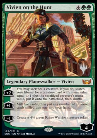 Vivien on the Hunt (Promo Pack) [Streets of New Capenna Promos] | Exor Games Bridgewater