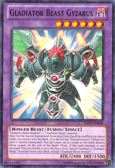 Gladiator Beast Gyzarus [BATT-EN008] Starfoil Rare | Exor Games Bridgewater