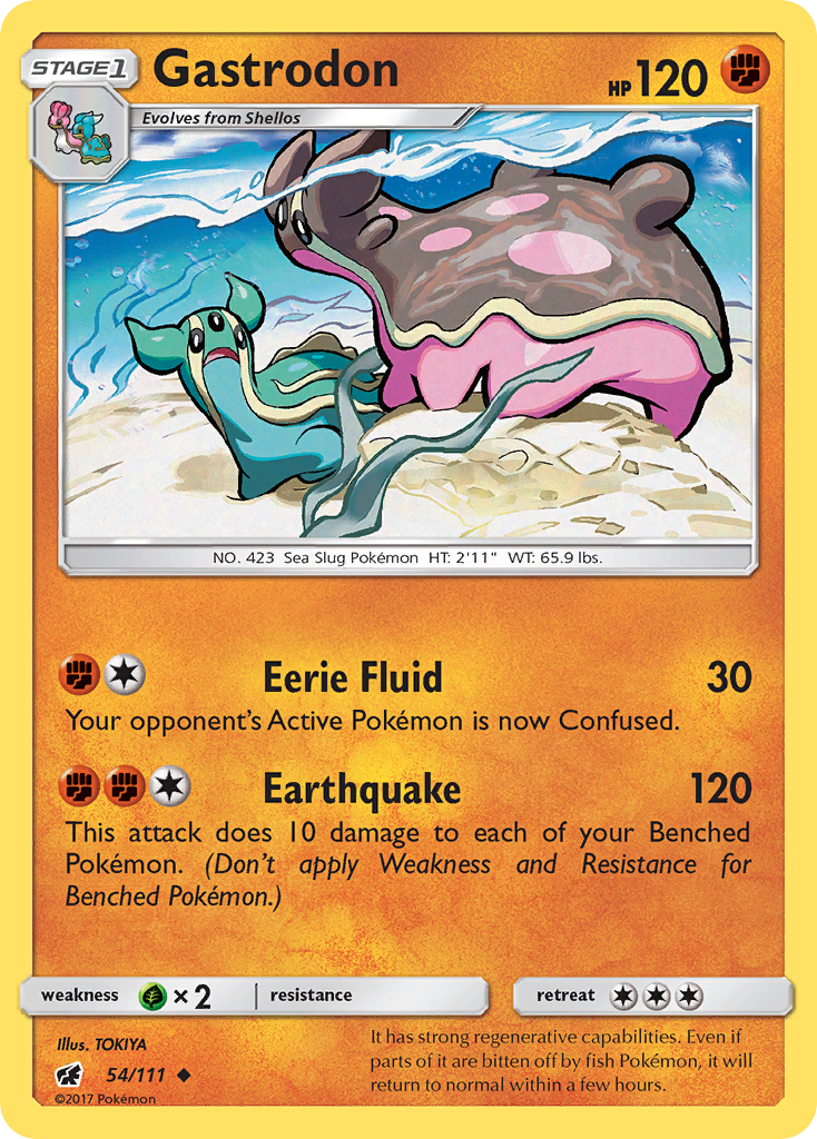 Gastrodon (54/111) [Sun & Moon: Crimson Invasion] | Exor Games Bridgewater