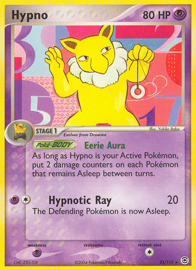 Hypno (25/112) [EX: FireRed & LeafGreen] | Exor Games Bridgewater