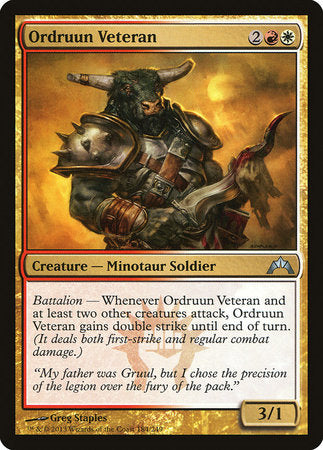 Ordruun Veteran [Gatecrash] | Exor Games Bridgewater