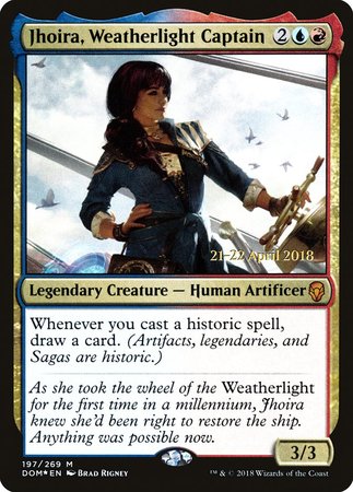 Jhoira, Weatherlight Captain [Dominaria Promos] | Exor Games Bridgewater