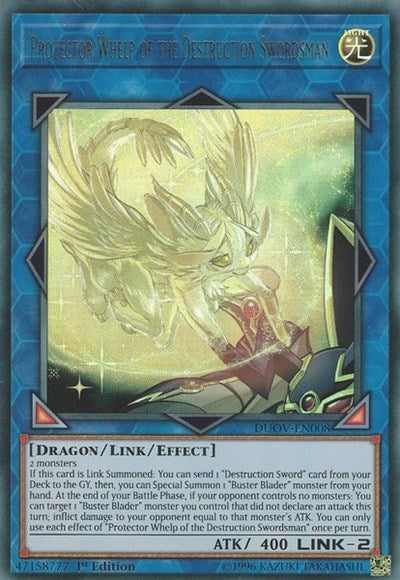 Protector Whelp of the Destruction Swordsman [DUOV-EN008] Ultra Rare | Exor Games Bridgewater