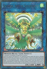 Simorgh, Bird of Sovereignty [DUOV-EN012] Ultra Rare | Exor Games Bridgewater