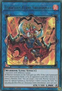 Ferocious Flame Swordsman [DUOV-EN032] Ultra Rare | Exor Games Bridgewater