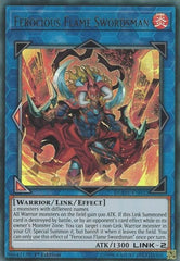 Ferocious Flame Swordsman [DUOV-EN032] Ultra Rare | Exor Games Bridgewater