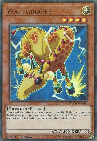 Wattgiraffe [DUOV-EN064] Ultra Rare | Exor Games Bridgewater