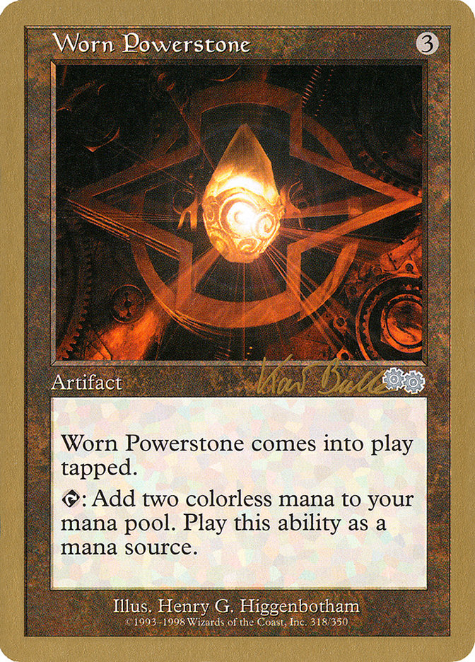 Worn Powerstone (Kai Budde) [World Championship Decks 1999] | Exor Games Bridgewater