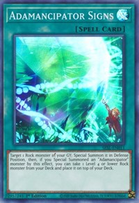 Adamancipator Signs [SESL-EN011] Super Rare | Exor Games Bridgewater