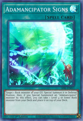 Adamancipator Signs [SESL-EN011] Super Rare | Exor Games Bridgewater