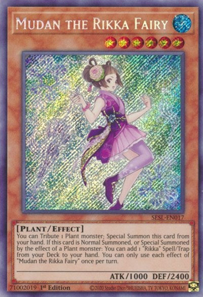 Mudan the Rikka Fairy [SESL-EN017] Secret Rare | Exor Games Bridgewater