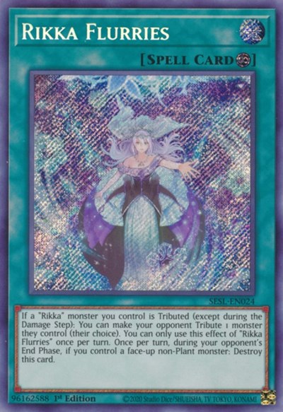 Rikka Flurries [SESL-EN024] Secret Rare | Exor Games Bridgewater