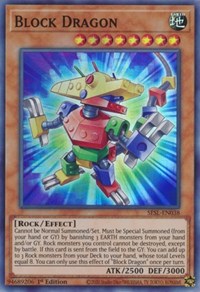 Block Dragon [SESL-EN038] Super Rare | Exor Games Bridgewater