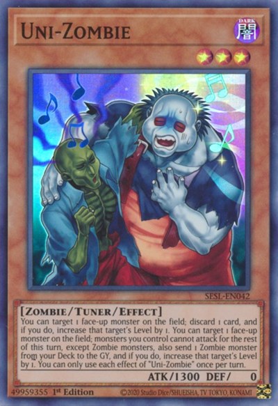 Uni-Zombie [SESL-EN042] Super Rare | Exor Games Bridgewater