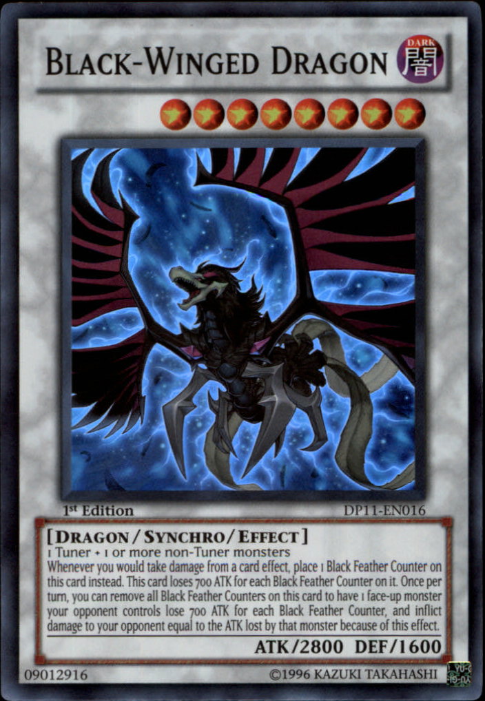 Black-Winged Dragon [DP11-EN016] Super Rare | Exor Games Bridgewater