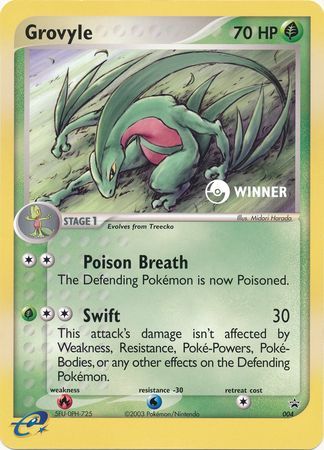 Grovyle (004) (Jumbo Card) [Nintendo: Black Star Promos] | Exor Games Bridgewater